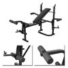 Folding Weight Bench Dumbbell Barbell Set Home Gym